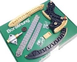 ZESTAW ŁAŃCUCHA ROZRZĄDU +WARIATORY MERCEDES 1.8 2.0 KOMPRESOR M271 ZESTAW DOLOT + WYDECH, 2710500800, 2710500900, B19296