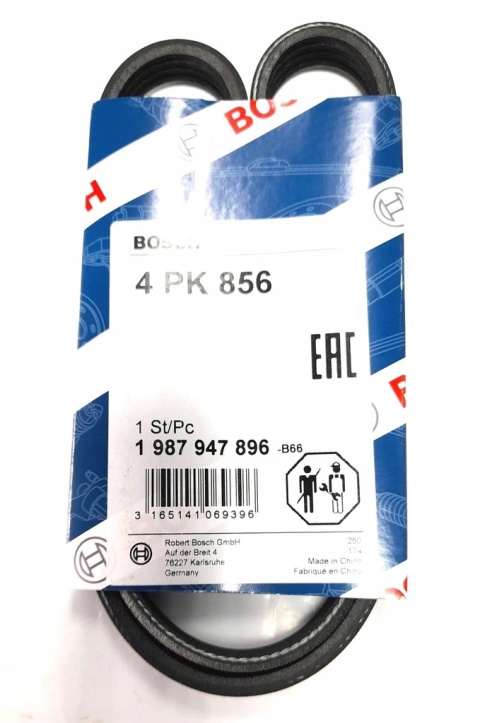 ZESTAW PASKÓW I NAPINACZY VW PASSAT B5 FL 1.9 TDI, AUDI A4 B5 B6 1.9 TDI, 038903315P, 5PK1432