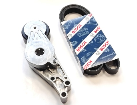 NAPINACZ + PASEK AUDI A4 B6 B7 1.8T, Z KLIMATYZACJĄ, 06B903133, 6PK1590